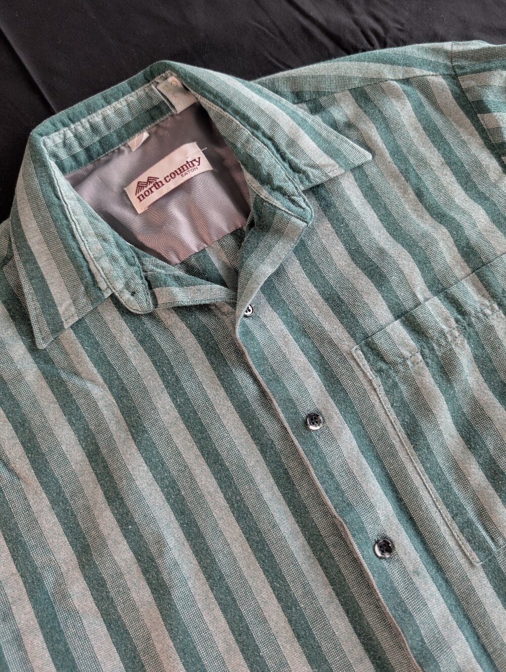 Vintage 1980s North Country By Eaton Stipes Button Up Medium